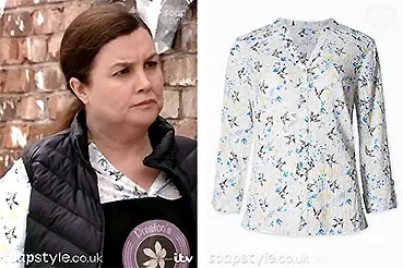 Mary in Coronation Street Bird Blouse / Shirt