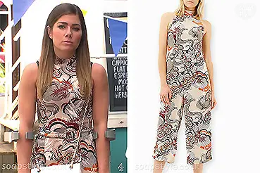 Maxine’s Culotte Jumpsuit on Hollyoaks