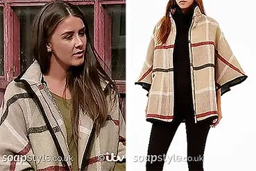 Sophie’s Cape Coat on Coronation Street