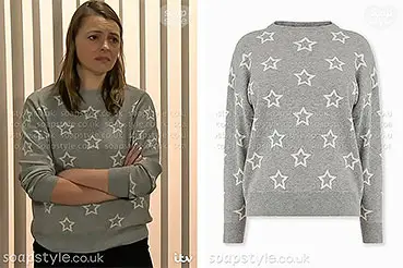 Tracy’s Star Jumper on Coronation Street