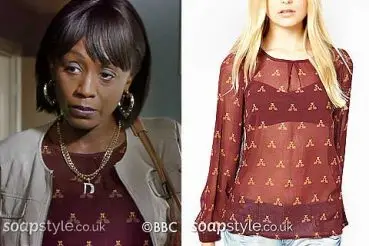 Denise EastEnders Clothes Bunny Print Top