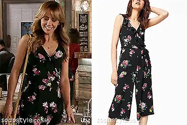 Maria on Coronation Street Floral Jumpsuit