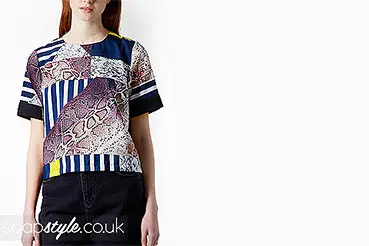 Leela Hollyoaks clothes snake print top