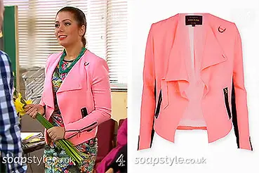 Maxine’s Neon Pink & Black Jacket