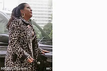 Kat Slater Leopard Print Coat in EastEnders