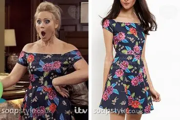 Tracy’s Floral Bardot Dress