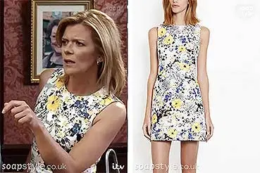 Leanne Coronation Street Clothes: Floral Dress