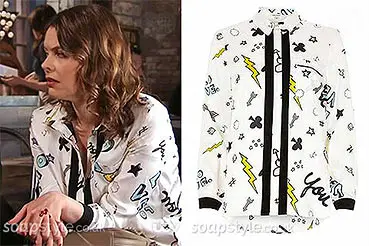 Tracy Barlow Cartoon Shirt on Coronation Street