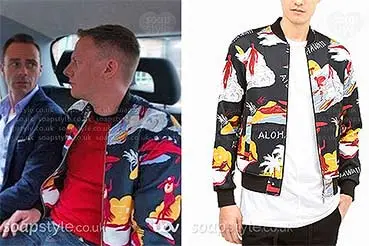 Sean’s Hawaii Print Jacket on Corrie