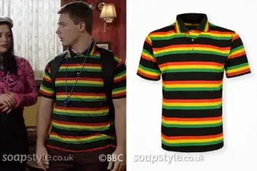 Lee Carter's striped polo shirt on EastEnders