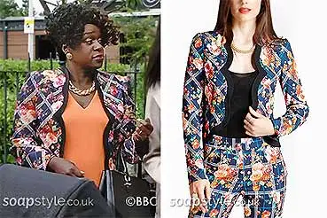 Kim Fox in EastEnders Floral Outfits