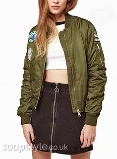 Amy’s Green Badged Jacket
