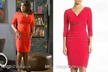 Red dress worn in EastEnders by Claudette Hubbard (Vincent's Mum)