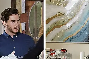 EastEnders Decor: Chantelle & Gray’s Lounge Wall Art Pictures