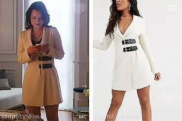 Whitney Blazer Jacket Dress on EastEnders